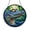 Acrylic 3.5 Inch, variant on Decorative Alligator Stained Glass Sun Catcher, Circular Window Hanging Art, Colorful Light Reflection