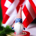 thumbnail image 4 of Niusricy Independence Day Doll Patriotic Memorial Day Decorations Plush Swedish Gnome Ornaments, 4 of 6