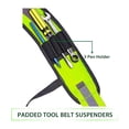 thumbnail image 2 of Ziuscore Green Carpenter Tool Belt Suspenders Heavy Duty And Adjustable Straps For Comfortable Support, 2 of 6