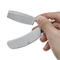 thumbnail image 5 of Peines para hombres y mujeres, mini peines de bolsillo, peines plegables de acero inoxidable, herramientas para el cuidado de la barba, peines cómodos de usar, 5 of 5