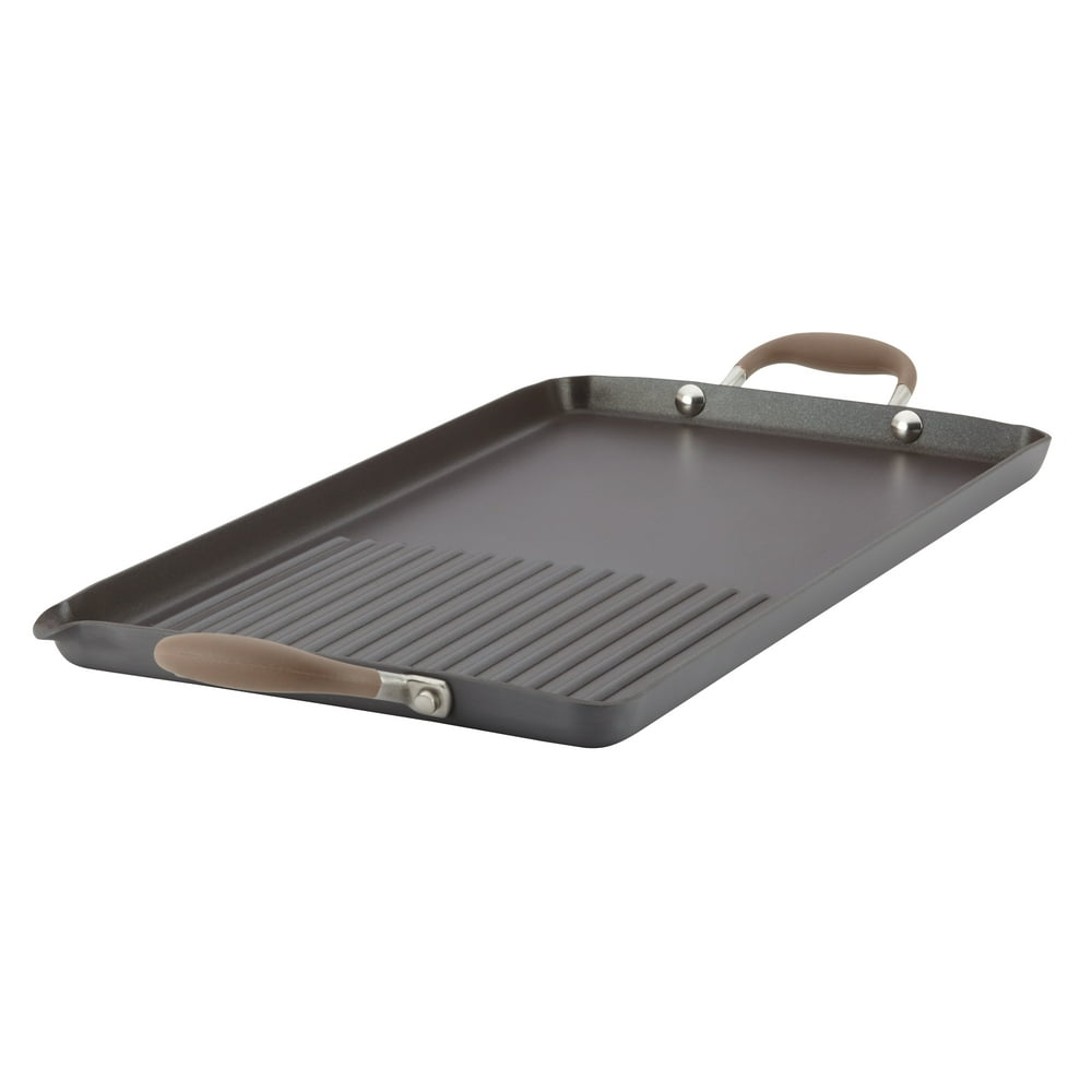 Anolon Advanced Bronze HardAnodized Nonstick Double Burner Griddle and