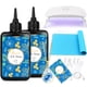 thumbnail image 1 of Kit de resina UV Bsrezn 200 g con luz transparente para joyería, 1 of 7