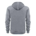 thumbnail image 6 of Mens Hoodies Jacket 2025 Fall Winter Long Sleeve Slim Fit Plain Zip Up Hoodie with Pockets Hooded Sweatshirt Pullover, 6 of 8
