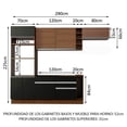 thumbnail image 3 of Cocina Integral Completa Modular Madesa Safira 290cm MN 05, 3 of 5