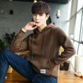 thumbnail image 2 of Sudadera con capucha para hombre, cálida, holgada, de diseñador, ropa de calle, otoño, nueva, de alta calidad, sudadera con capucha para hombre, estética de color pastel emo, 2 of 5