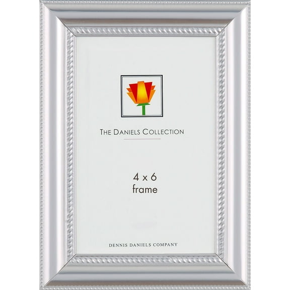 STEEL BRAID Platinum finish 5x7 frame by Dennis Daniels - 5x7