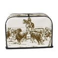 thumbnail image 2 of Lsque Cattle Drive By Two Cowboys Print 2 Slice Toaster Cover , Kitchen Appliance Dustproof Protector , Toaster Protector Dustproof Kitchen Appliance Cover, 2 of 7