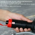 thumbnail image 3 of Universal Silicone Handlebar Grip Covers with End Caps, Ergonomic Non-Slip Wrap-Around Motorcycle Grips for Dirt Bike, E-Bike, Scooter, 3 of 8