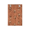 thumbnail image 1 of Cartoon Hanging Pocket Organizer, Funny Monkeys Dancing Stars Bananas Animals, Printed Polyester Storage Bag with Pockets, 14" x 20", Umber and Burnt Sienna, 1 of 2