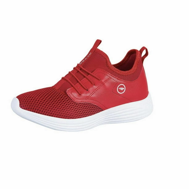Tenis Deportivo Mujer Casual Rojo Cordones Castalia Casual