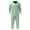 Mint Green, variant on Onesie Pajamas for Women Solid Color Onesie Pajamas Funny Hooded Zipper PJs Holiday Loungewear Unisex