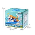 thumbnail image 3 of Hearth & Gear The Indestructible Dog Toy Eliminating Boring Football Durable Medium Sized Dog For Mental Stimulation And High Energy Dogs Dog Rabbit Dog outside for Large Dogs Dog Rope Tug Dog for, 3 of 5
