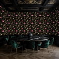 thumbnail image 2 of Magic Peel and Stick Wallpaper Whimsical Forest Crescent Moons Mushrooms Stars Wall Mural 17.7in x 9.8ft Self Adhesive Removable Wall Paper Renter Friendly Wallpaper for Kids Bedroom Living Room, 2 of 8