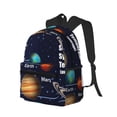 thumbnail image 2 of Picia Solar System Large Capacity Backpack Classic Style Backpack Casual Backpack Water-Resistant School Work Travel Outdoor Backpack, 2 of 8