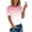 A250 Pink, variant on Women's Gradient Print T Shirts Short Sleeve Crew Neck Ombre Tops Casual Loose Fit Tees Soft Lightweight Summer Blouses Breathable for Gym Workout