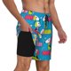 thumbnail image 2 of Fotbe Color Dachshund Dog Traje de Baño para Hombre – Shorts de Natación de Secado Rápido con Forro y Bolsillos-Large, 2 of 6