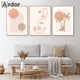 thumbnail image 5 of Póster de lienzo con diseño de olas de playa y hojas de palma, pintura abstracta con estampado de sol, arte de pared, carteles, imágenes de pared nórdicas, decoración del hogar para sala de estar, 5 of 5