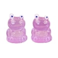 thumbnail image 2 of Cute Frog Ornament Frog Figurine Set 20pcs Little Frog Resin Figurine Cute Glow the Dark Desktop Decoration Statue Sculpture Miniature Fairy Garden, 2 of 8
