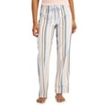 thumbnail image 1 of Jenni Striped Cotton Pajama Pants, Multi Stripe, Small, 1 of 1