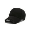 thumbnail image 6 of Bibifish Mens Baseball Cap Solid Color Letter Embroidery Detail Baseball Cap Breathable Soft Casual Daily & Travel Curved-Brim Uv Protection Cap, 6 of 8