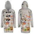 thumbnail image 3 of Trick or Treat Shih Tzu Funny Mummy Cosplay Pumpkin Candy Basket All Over Print 3D Hooded Duffle Toggle Coat Lion Dog Lover Gifts - 12016, 3 of 6