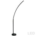 thumbnail image 1 of Dainolite 412LEDF-MB Matte Black Floor Lamp, 1 of 3