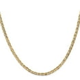 thumbnail image 2 of Auriga Fine Jewelry 14K Yellow Gold 3 mm Concave Anchor Chain Necklace for Women 22", 2 of 6