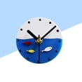 thumbnail image 2 of Blue Creative Wall Clock with Built-in Magnets for Refrigerator Ideal for Home Decoration Powered, 2 of 8