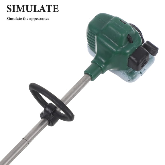 OFFIGAM 2-Piece Miniature Chainsaw Toy Set for Dollhouse Pretend Play, Kids Garden Decoration, Realistic Tool Simulation