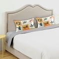 thumbnail image 3 of Yayeee Pillowcase Standard Size Set of 2 Satin Wrinkle Resistant Pillow Case, Cartoon Plants, 3 of 7