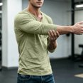 thumbnail image 4 of FAIWAD Men's Long Sleeve Shirts Casual Classic Button Up Pullover Lightweight Stretch Basic Tops, 4 of 7