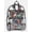 Black, variant on Pokemon 17" Unisex Clear Backpack with Printed Laptop Sleeve, Blue