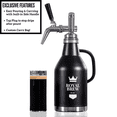 thumbnail image 1 of Royal Brew Nitro Cold Brew Coffee Growler Maker Kit System - Matte Flat Black, 1 of 2