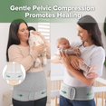 thumbnail image 6 of 2-in-1 Postpartum Support Belly Wrap, Latex, One Size, 6 of 9