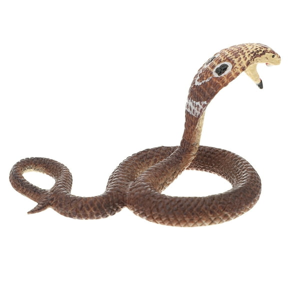 1PC Simulated Snake Toys Plastic Static Snake Model Toys Vivid Wildlife Animal Model Toys Solid Plastic Snake Model Toys Educational Snake Model Toys for Kids Playing Elapoid Style