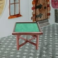 thumbnail image 3 of HILABEE 1/12 Miniature Chinese Mahjong Mini Simulated Tabletop Wooden Mahjong Table Mini, 3 of 9