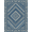 Blue Grey, Pattern 17, variant on ODIKA Farmhouse Distressed Southwestern Geometric Bands Boho Striped Refined for Dorm Room, Small Living Apartment, Stain Resistant Low Profile