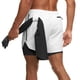 thumbnail image 3 of Pantalones cortos para correr 2 en 1 para hombre, 1 Uds., pantalones cortos ligeros para gimnasio, Yoga, entrenamiento, boxeo, deportes, con lazo para toalla Zhivalor 221580-8, 3 of 9