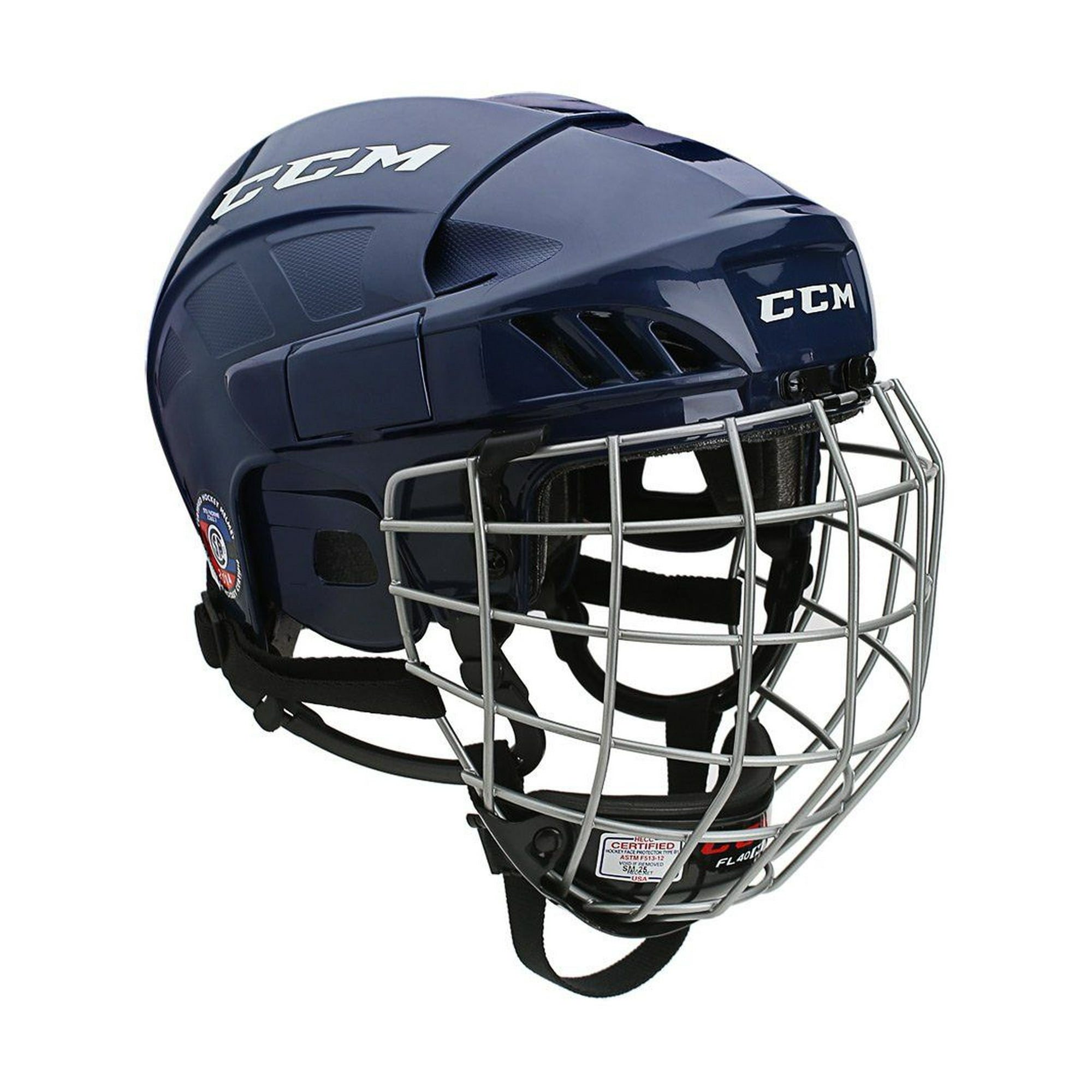 CCM FL40 Junior Hockey Helmet Combo