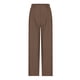 thumbnail image 5 of Pantalones de mujer de cintura alta, de color liso, de pana, con abertura en el bajo. Pantalones informales con bolsillos, lavables a máquina., 5 of 5