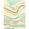 thumbnail image 2 of Lam, Vanna 15x18 Gold Ornate Wood Framed with Double Matting Museum Art Print Titled - Ocean Cascade II, 2 of 4
