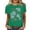 Green, variant on Essentials Womens Tees Tops Basic Shirts Summer Casual Graphic Short Sleeve Crew Neck Fashion Y2K Clothes 2026 Black L