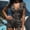 Gray, variant on European and American 2026 Summer New Leopard Print Short Sleeve V-Neck Fashion Tight-Fitting Butt-Lifting Jumpsuit for Women