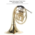 thumbnail image 3 of Tignapoo Bb Clé Rangée Simple 3-Valves Corne Française avec Finition Laque Dorée, Inclut Embouchure, Gants et Chiffon de Nettoyage (Couleur Aléatoire) – Idéal pour Étudiants et Débutants, 3 of 6