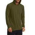 thumbnail image 3 of Hoodies for Men Solid Color Sweatshirt Long Sleeve Pullover Tops with Thumb Hole Sweatshirt Blouse Sun Protection Hoodie Lightweight Hooded Blouses Sport Activewear, 3 of 6