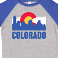 thumbnail image 4 of Inktastic Colorado Flag and Skyline Boys or Girls Toddler T-Shirt, 4 of 5