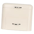thumbnail image 4 of Almencla Bread Box Bread Holder Durable Portable Metal Bread Storage Container Bread Bin for Kitchen Counter Entrance White, 4 of 8
