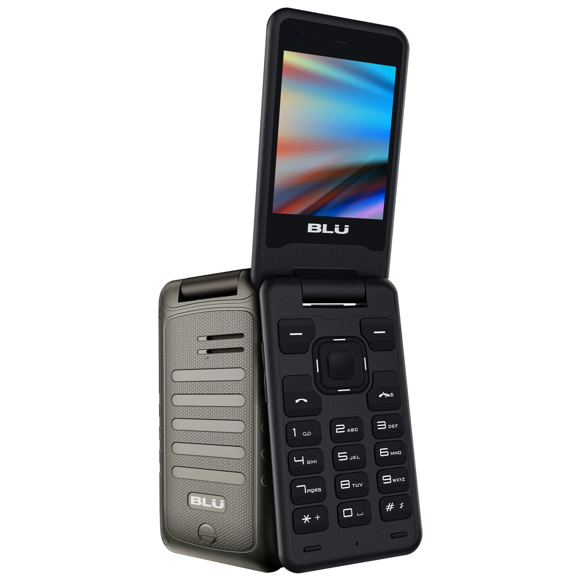 Restored BLU Tank Flip T0100U 2.8" Display 2022 GSM Unlocked 4G LTE Flip Phone (Bronze) (Refurbished)