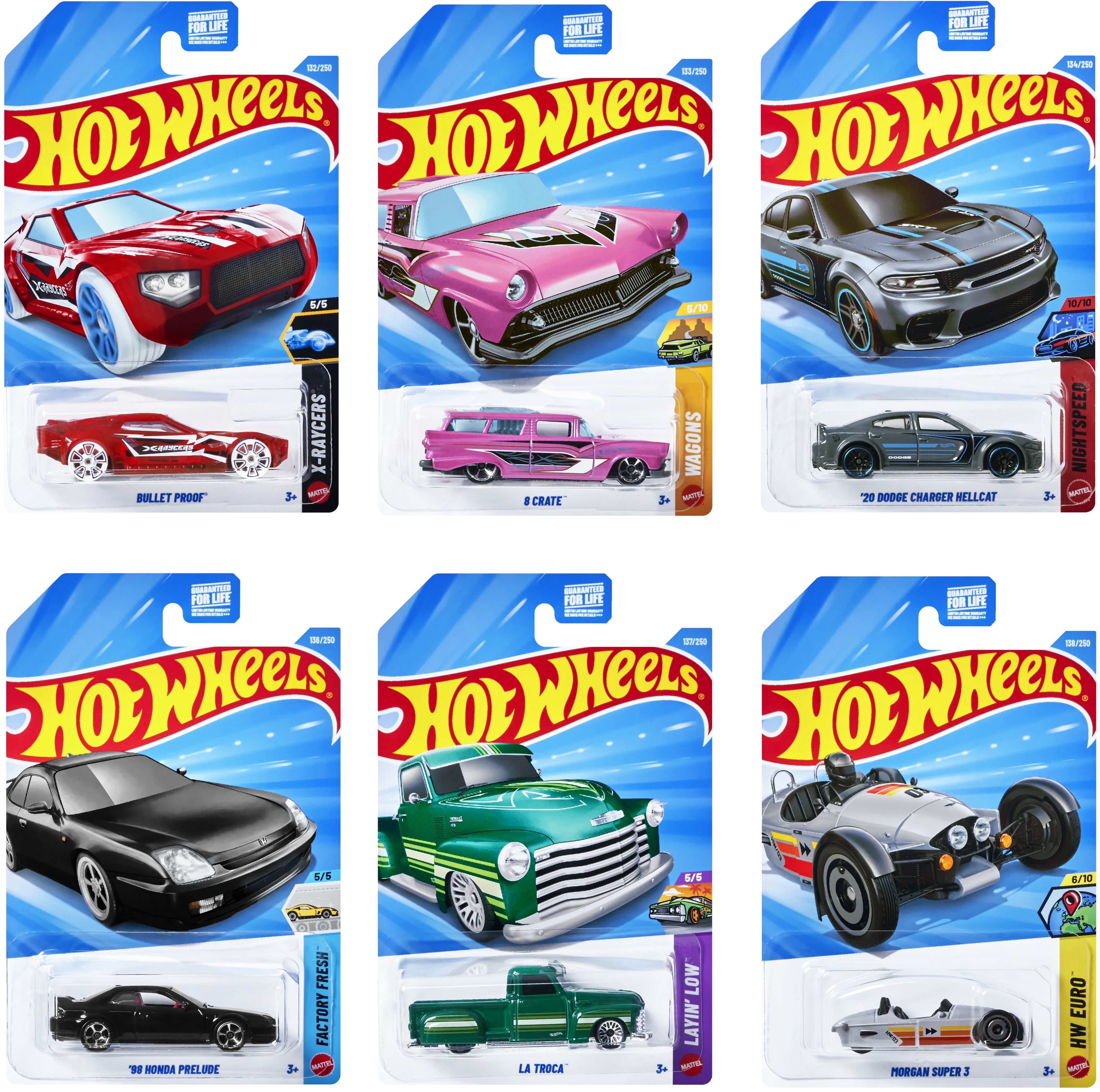 Hot Wheels Basic 1:64 Car 72-Piece F Assortment