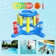 thumbnail image 1 of Soporte inflable de baloncesto, juego de férula de lanzamiento de piscina de PVC, juguetes de agua para niños y adultos, 1 of 8